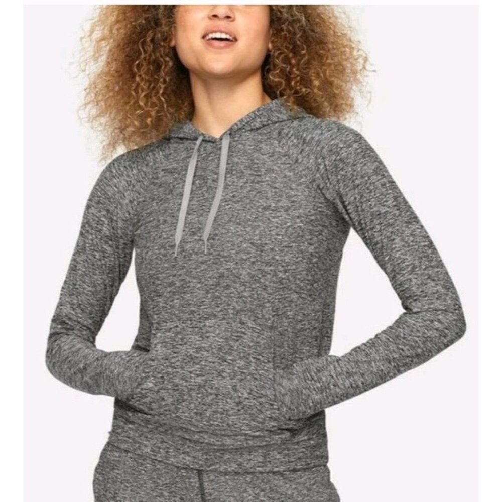 Outdoor Voices Women's CloudKnit Hoodie Heather Grey Medium